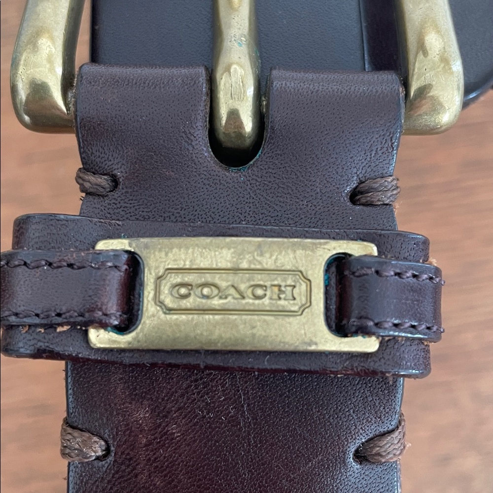 Coach Vintage Women’s Leather Belt - Picture 2 of 14